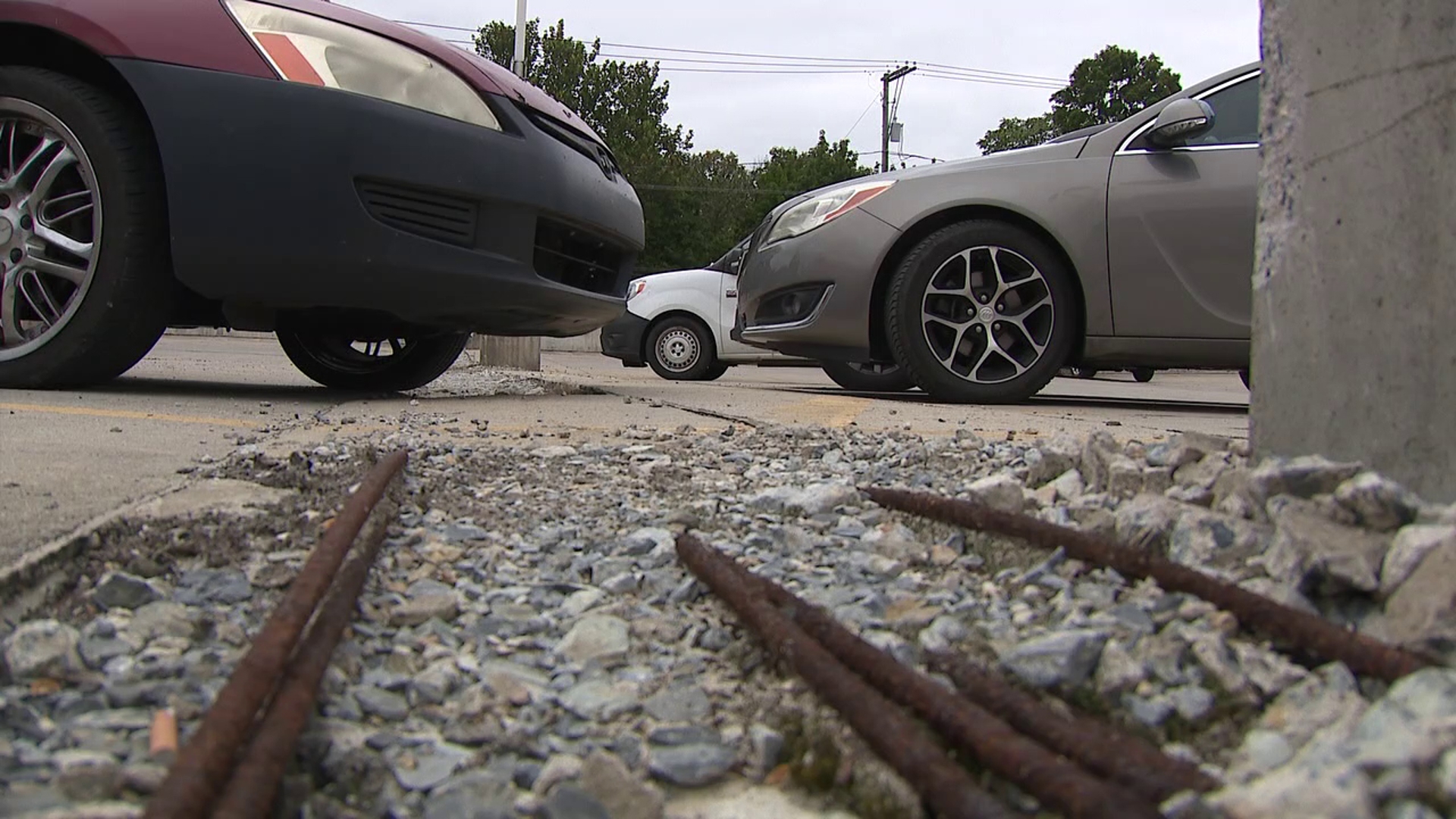 The parking garage on Hood Alley in Stroudsburg borough is a popular place to park cars, but drivers can't help but notice some bumps along the way.