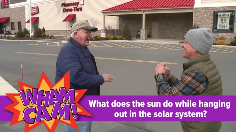 What does the sun do while hanging out in the solar system? | Wham Cam