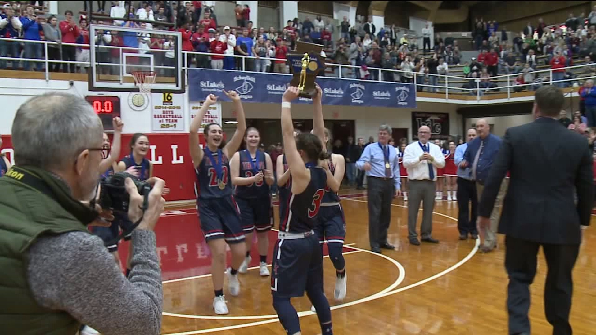 Jim Thorpe Girls React to First Schuylkill League Title