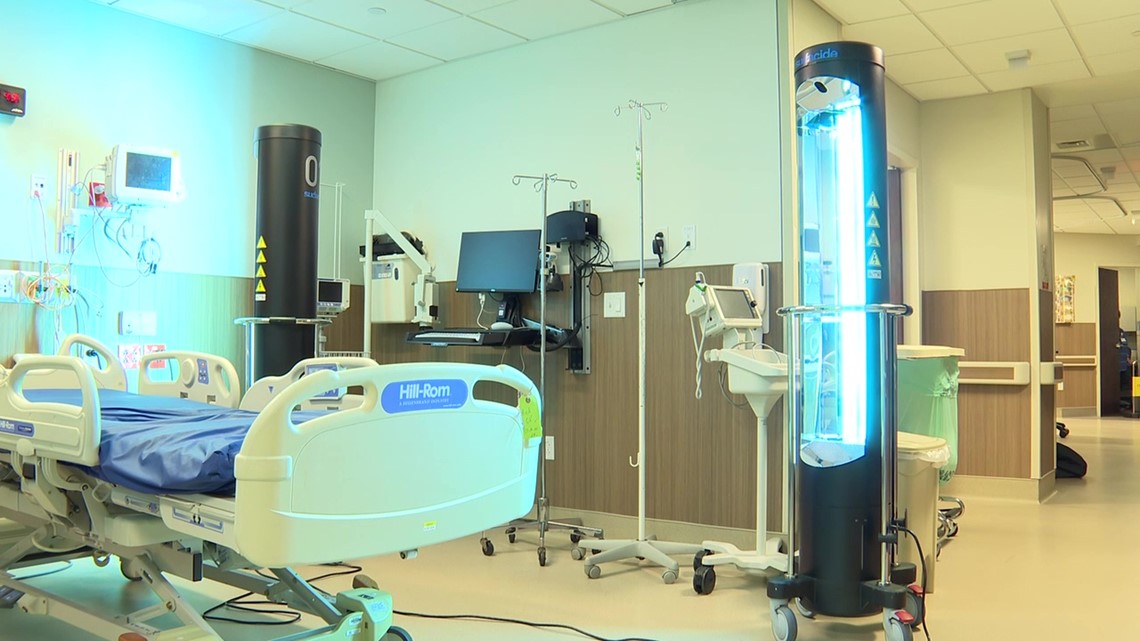 ultraviolet light to kill germs in hospitals