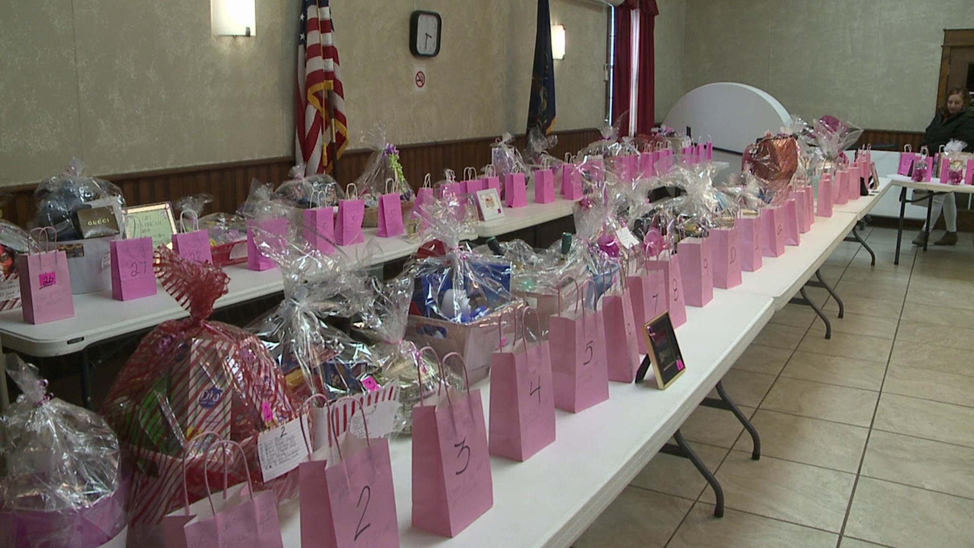 The fundraiser was held at the Olyphant Hose Company along Willow Street in the borough Saturday afternoon.