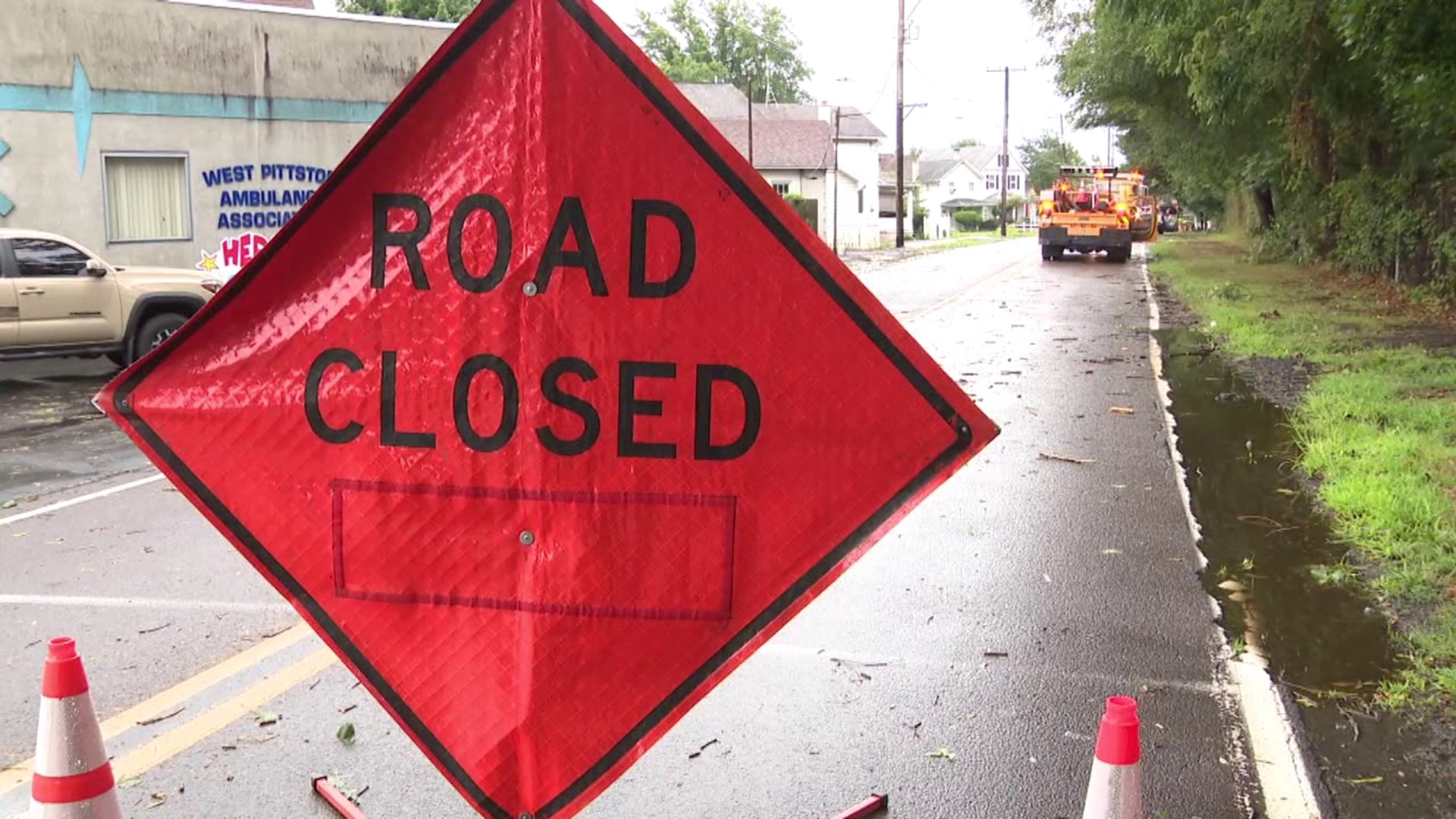 A line of intense storms swept through Northeastern and Central Pennsylvania Sunday night, leaving many in our area with a lot to clean up.