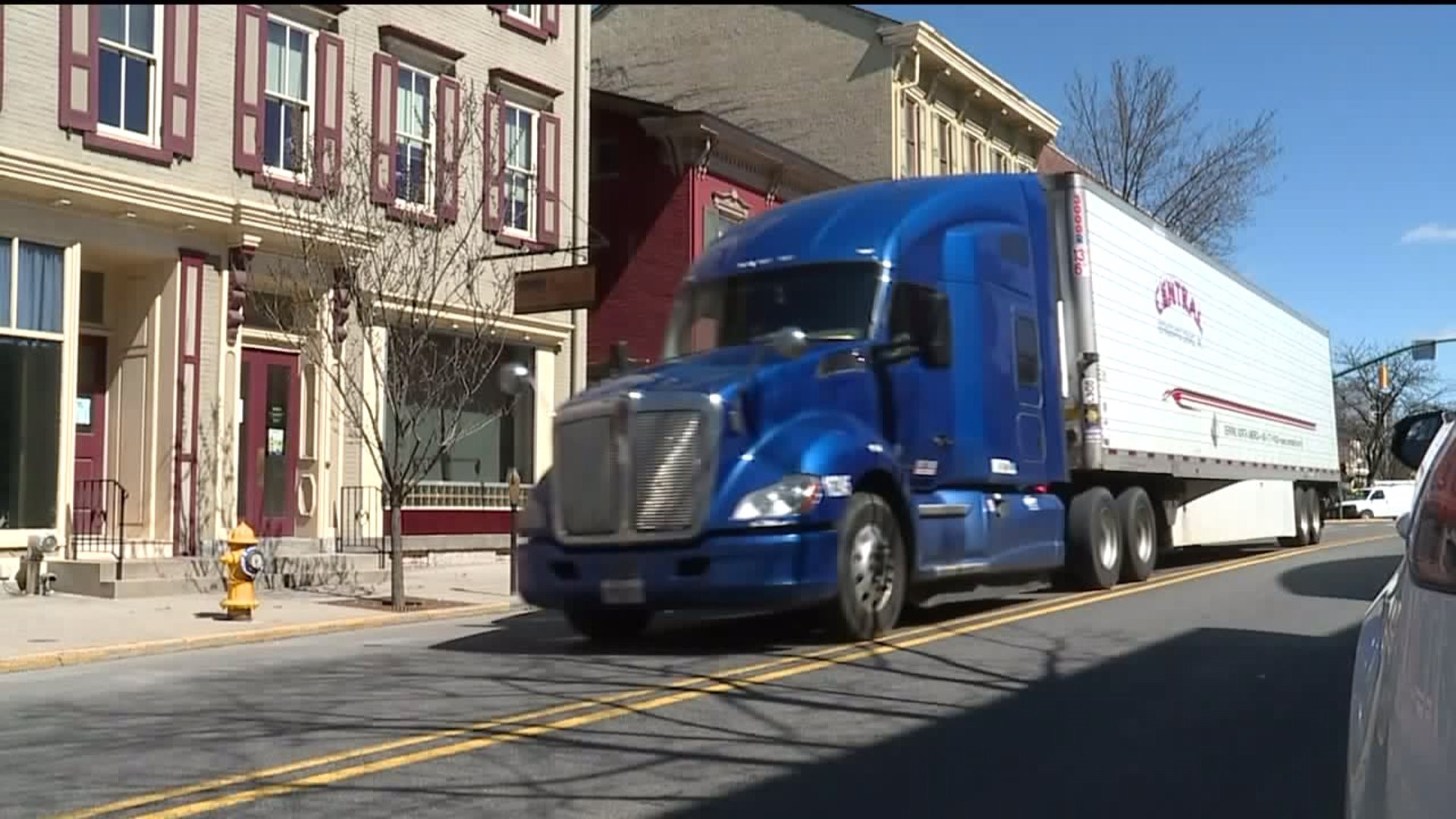Truck Trouble in Lewisburg
