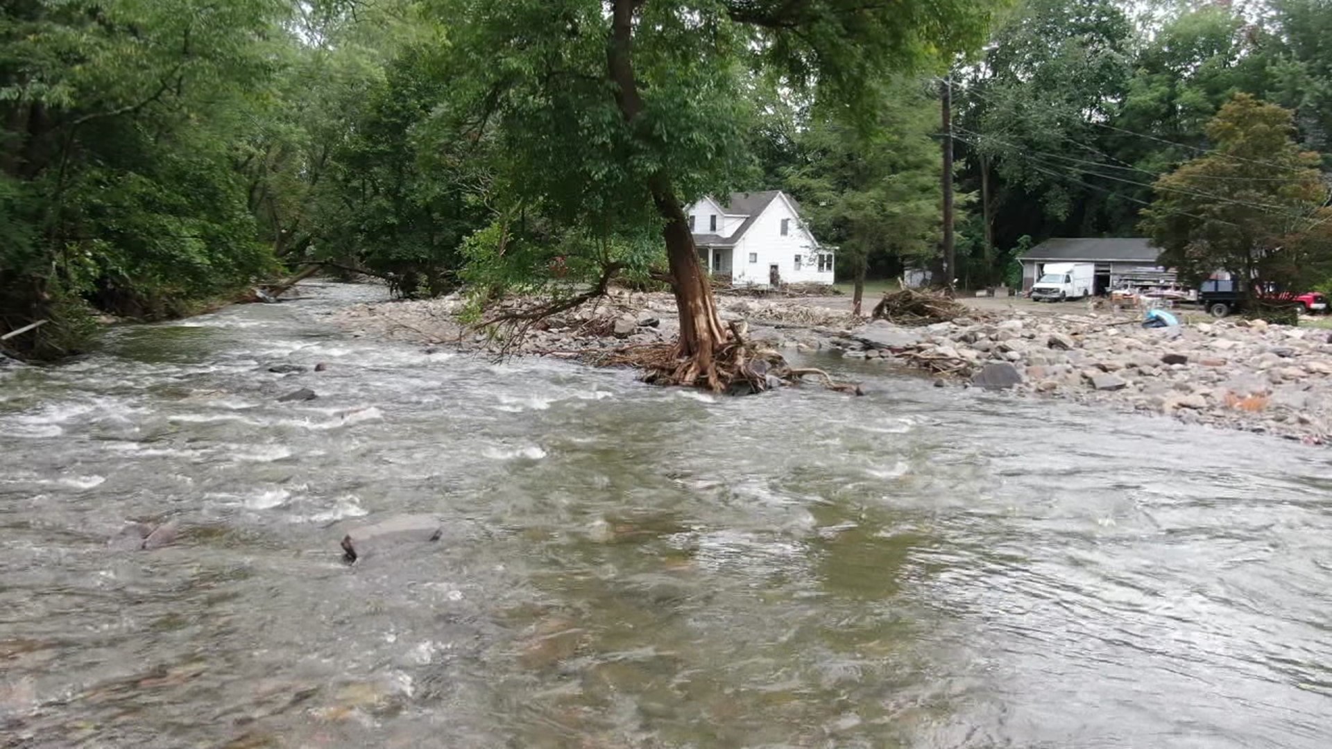 Homeowners in Scranton are still dealing with the damage done by heavy rains in September and hoping for help.