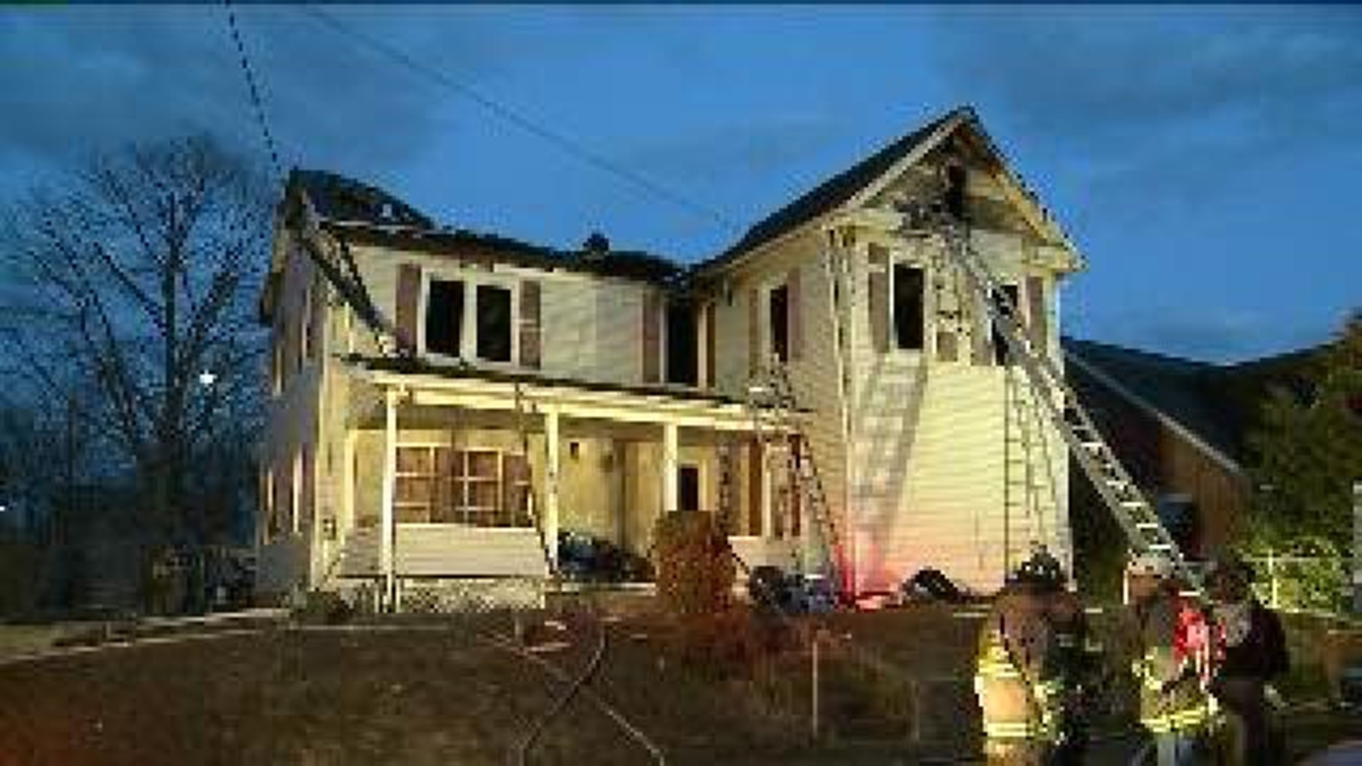 Flames Rip Through Luzerne County Home