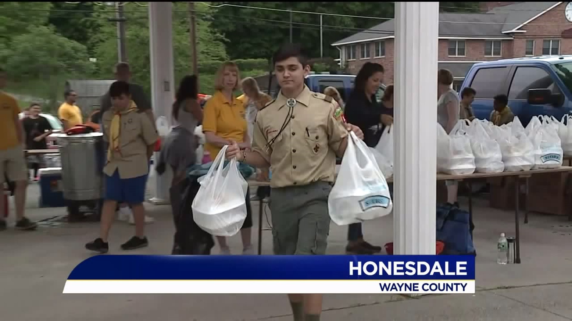 Boy Scouts Sell Chicken Dinners to Benefit Summer Camp