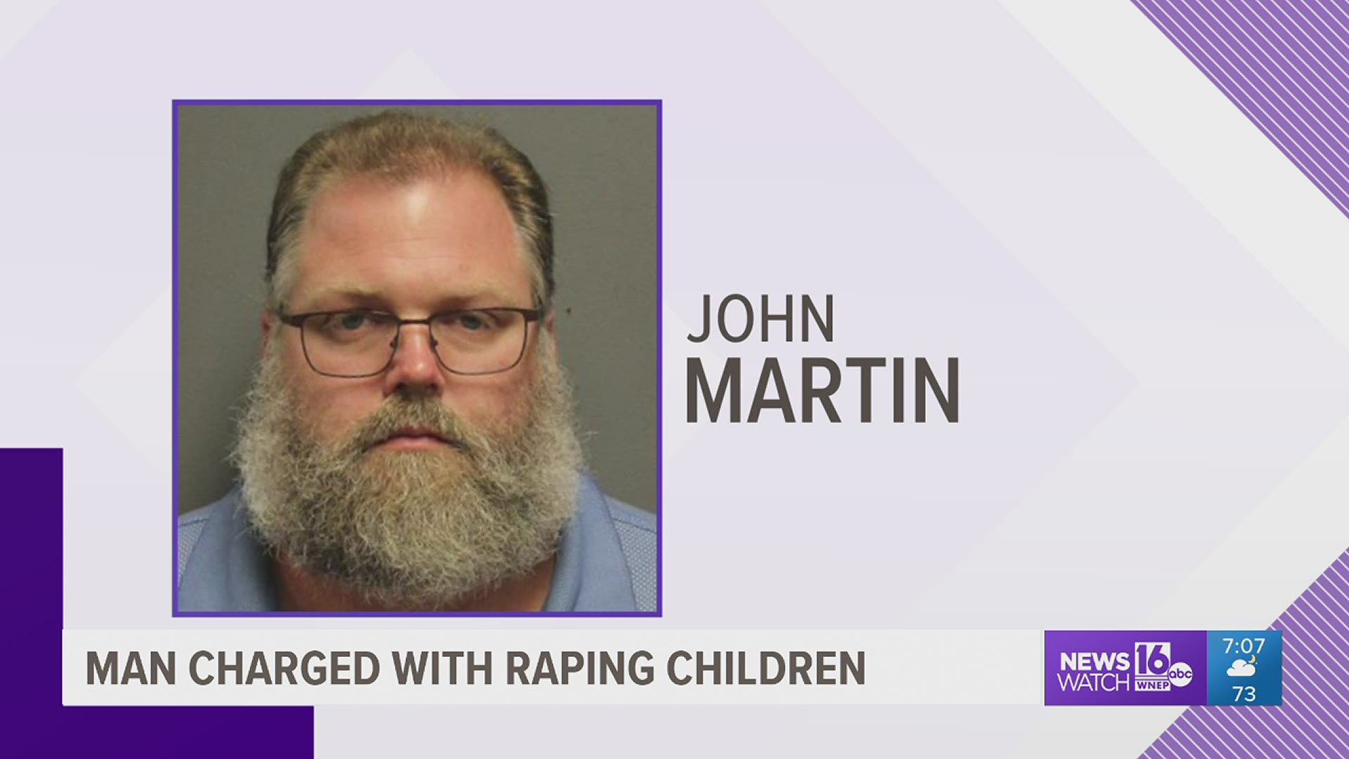 Police say John Martin molested two girls for a number of years.