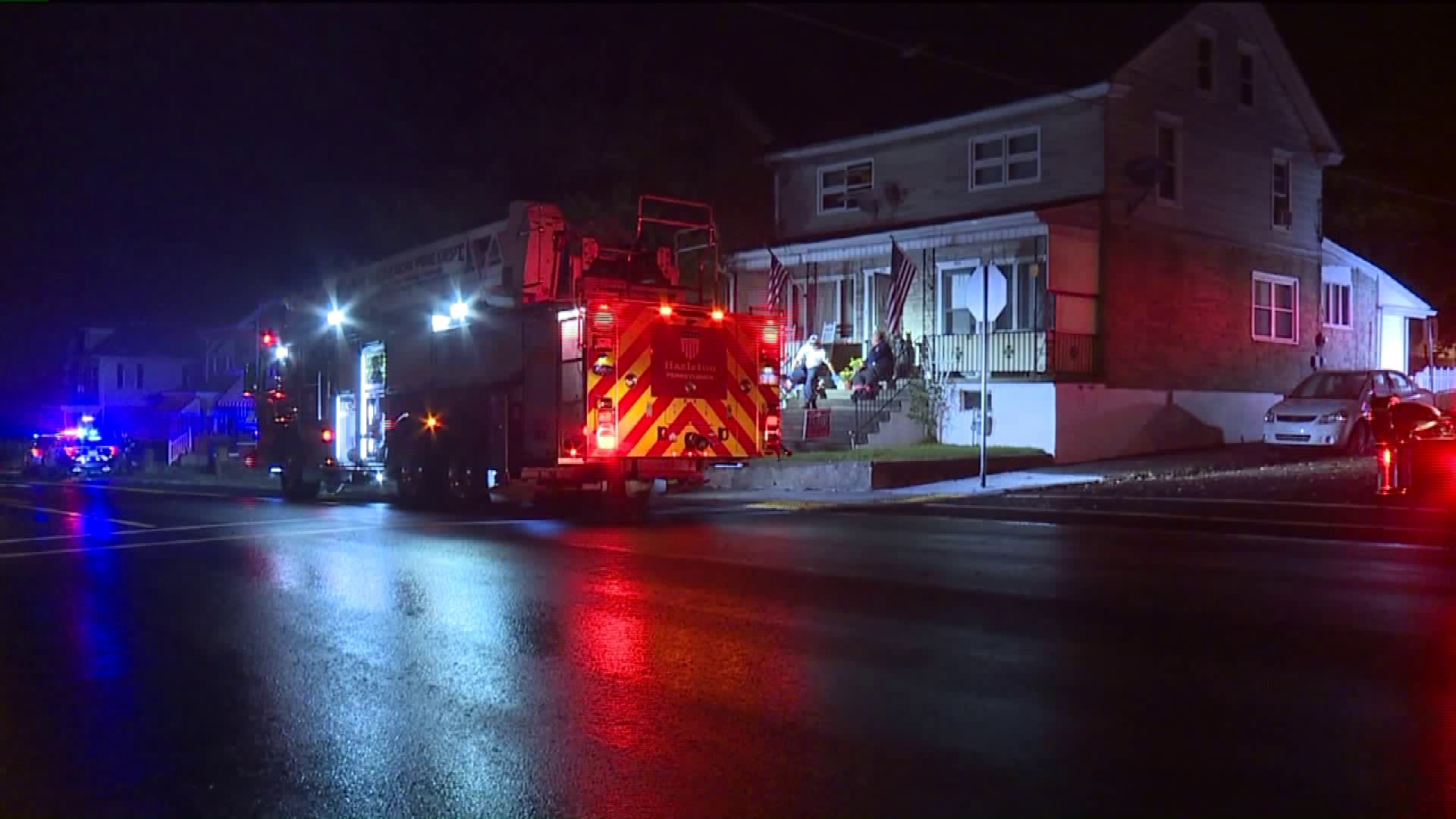 Flames Damage Home in Hazleton