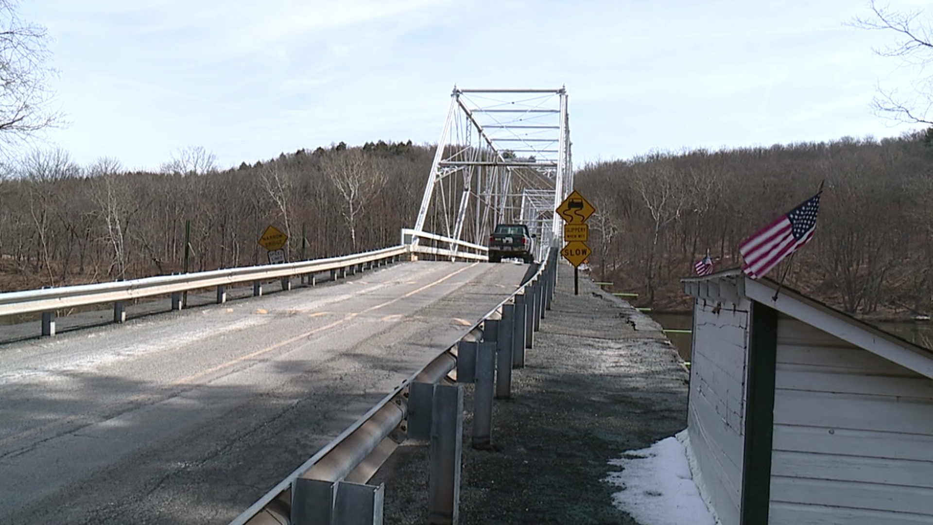 The Dingmans Bridge over the Delaware River is one of the only privately-owned toll bridges in the country, an escape from our E-ZPass world.