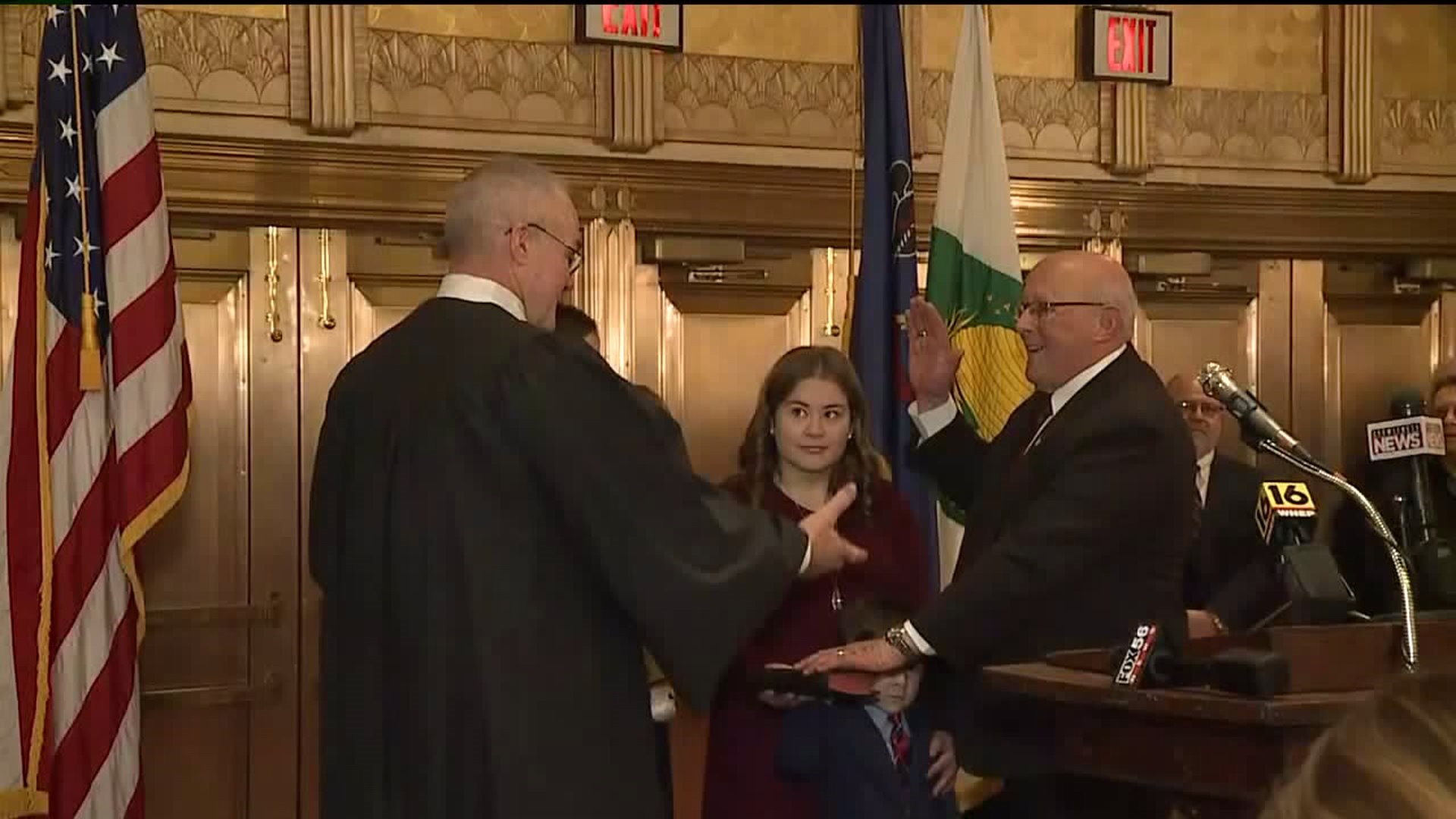 Brown Sworn in as Wilkes-Barre Mayor