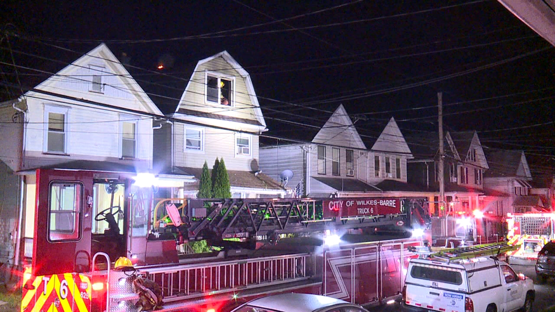 Police are currently investigating a fire in Wilkes-Barre.