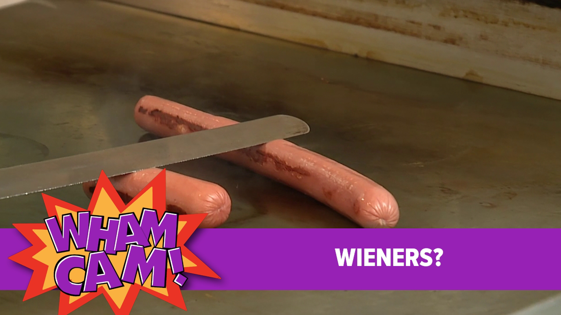 Grilling season is here, and Joe's thinking about hot dogs. He wants to know why hot dogs are also called  in this week's Wham Cam.