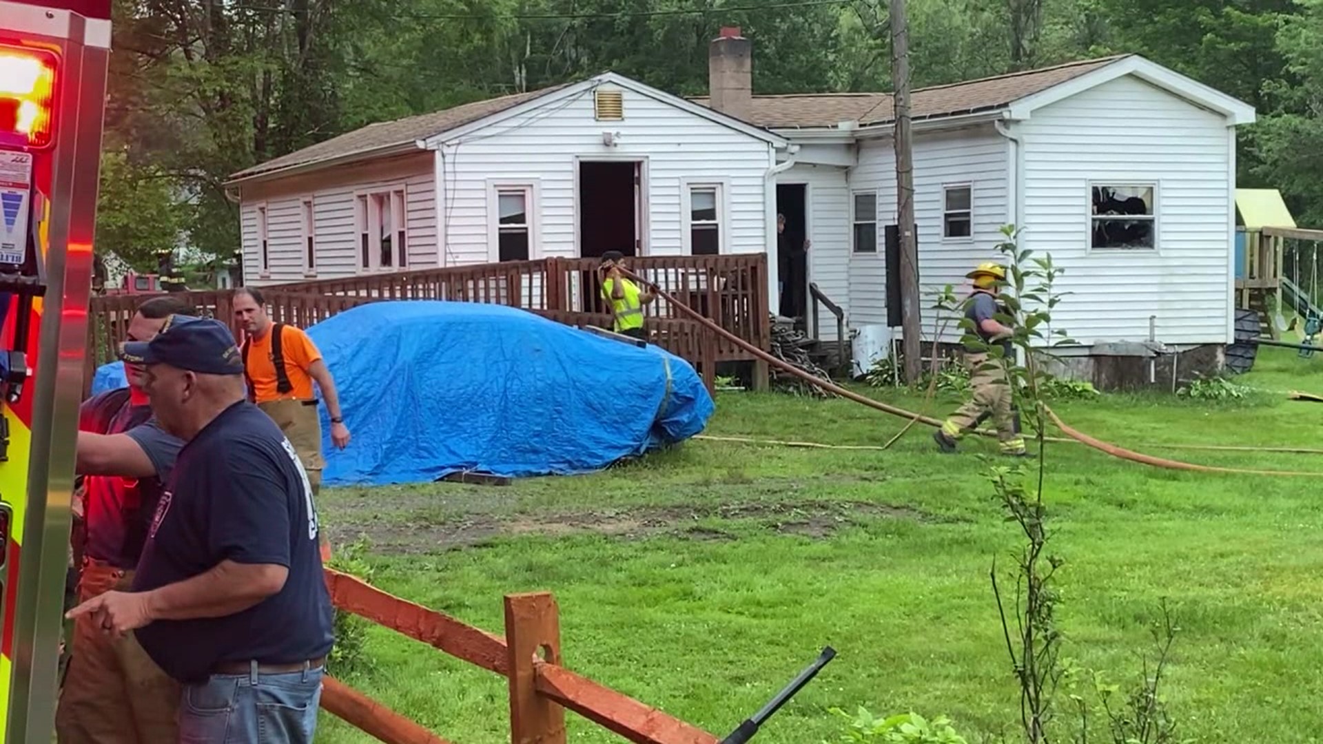 The owners were in the process of renovating the home.