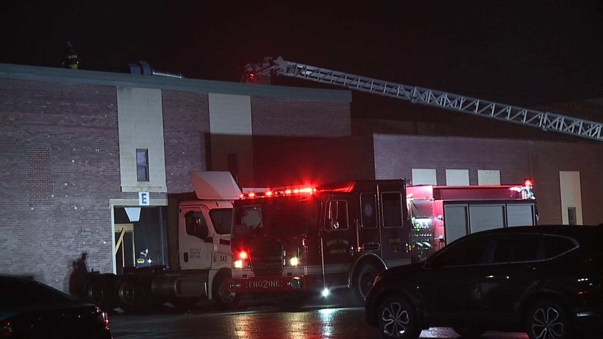 Firefighters were called to the Olympia Chimney on Sanders Street just after 7 p.m. on Thursday.