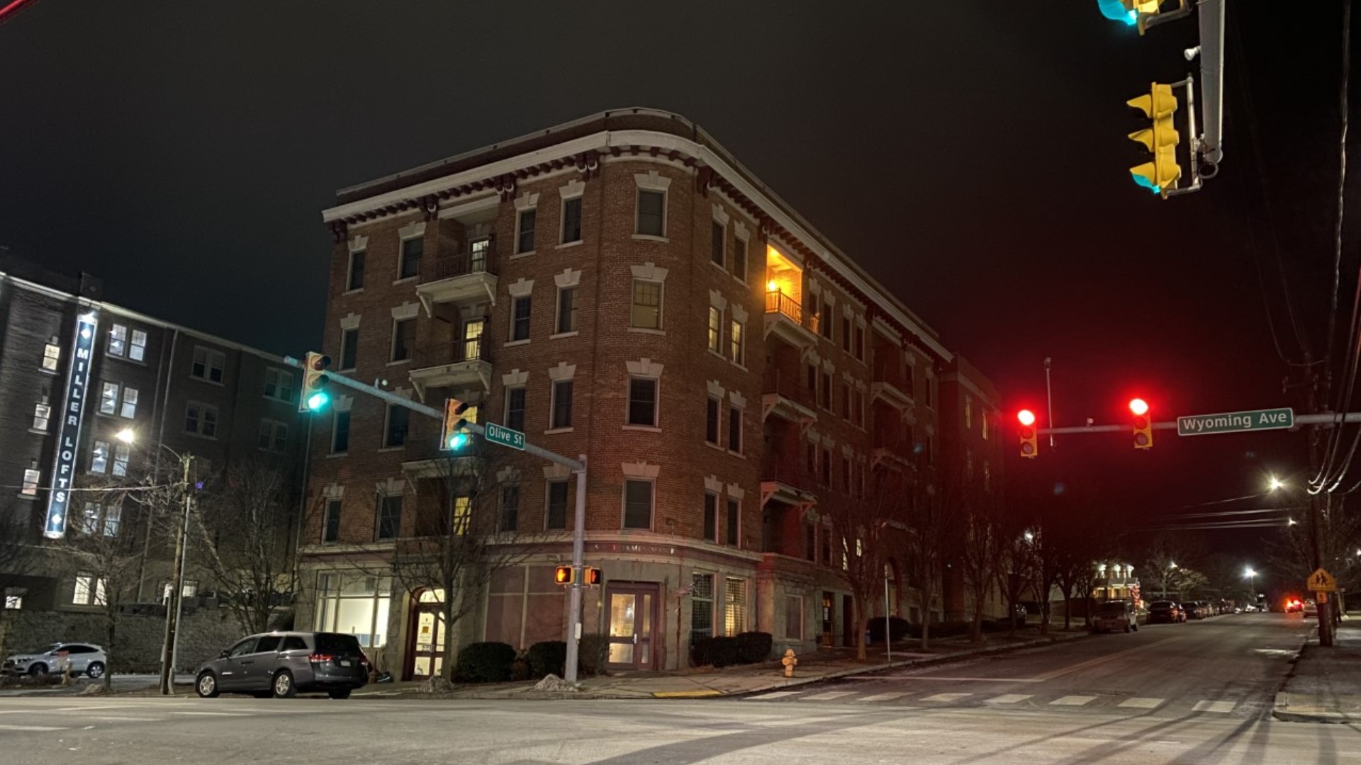 A burst water pipe flooded the Catholic Social Services in Scranton building around 5 p.m. Monday night.