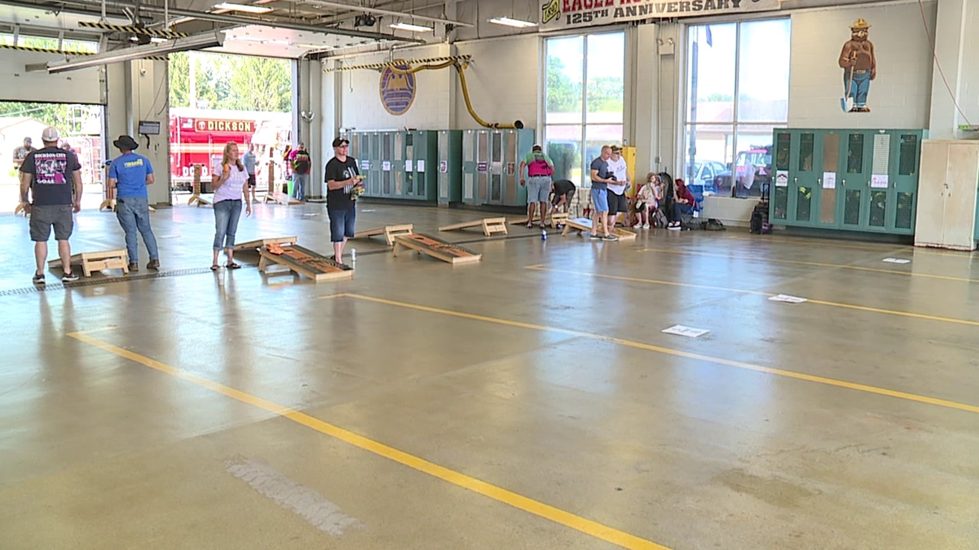 It was game day Saturday for the Dickson City Fire Department as they held its 2nd annual cornhole tournament.