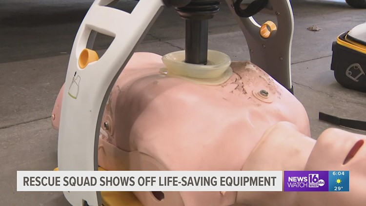 Carbon County rescue squad shows off lifesaving equipment