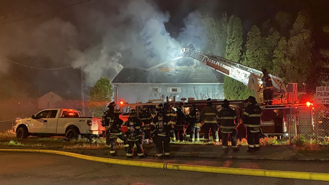 Fire wrecks vacant home in Luzerne County | wnep.com