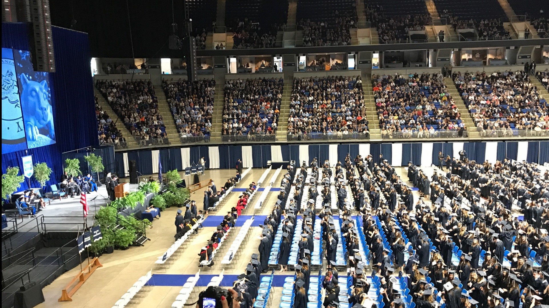 Commencement ceremonies will take place in Beaver Stadium during the originally scheduled spring 2021 commencement weekend from May 7 to May 9.