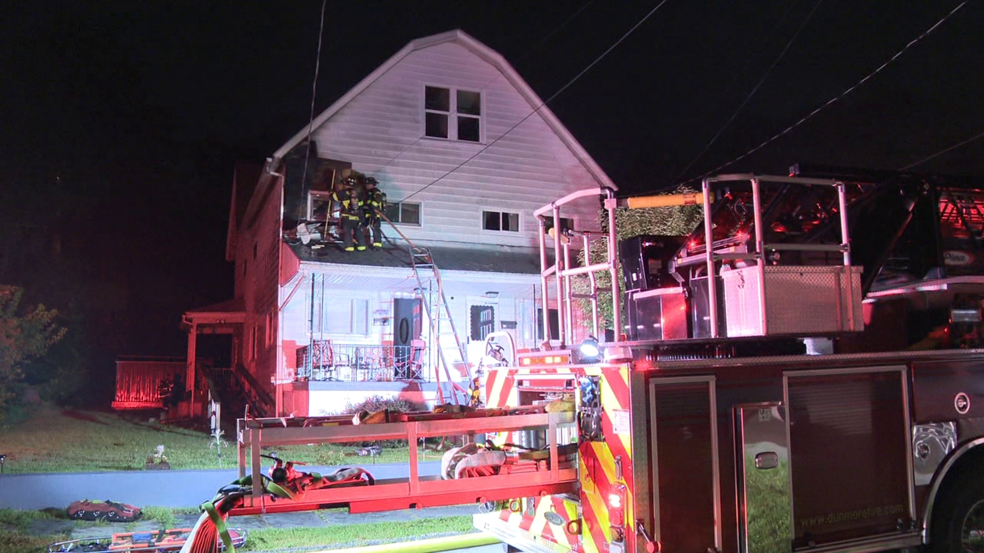 Overnight fire damages Dunmore home | wnep.com