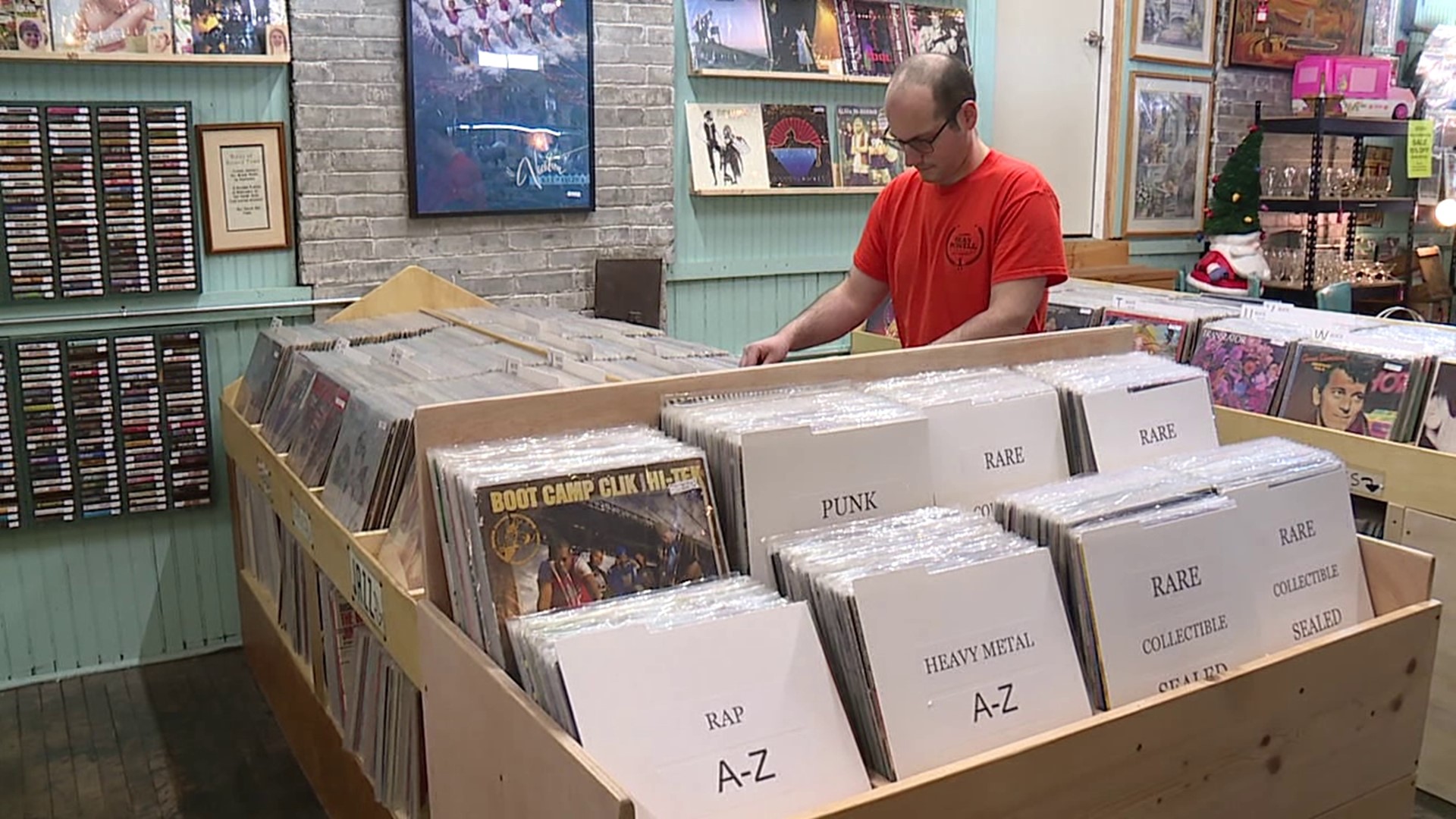 On&On along Capouse Avenue has created a section of their store just for records called Recordtown.