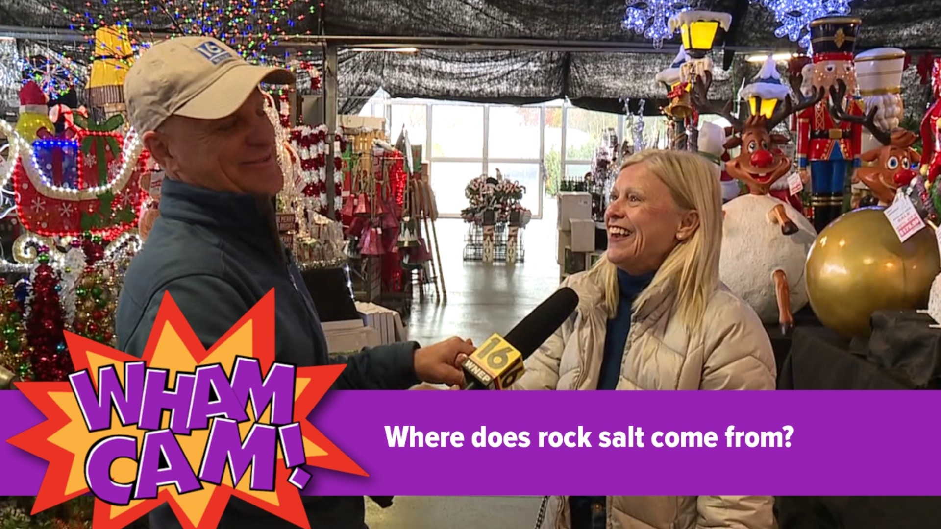 Joe's question, Where does rock salt come from? See where.