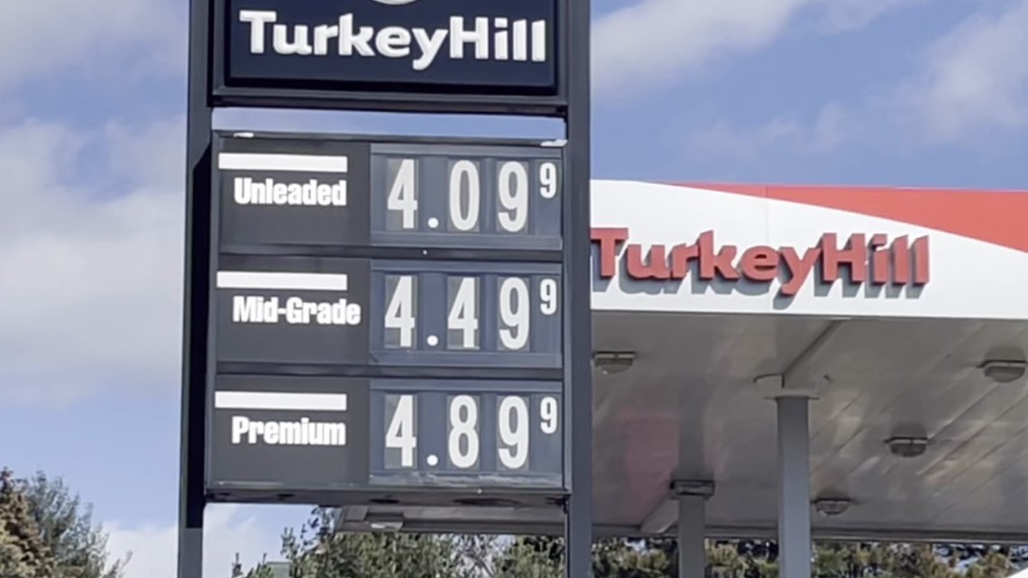 Gas prices top $4 locally - Vimarsana News