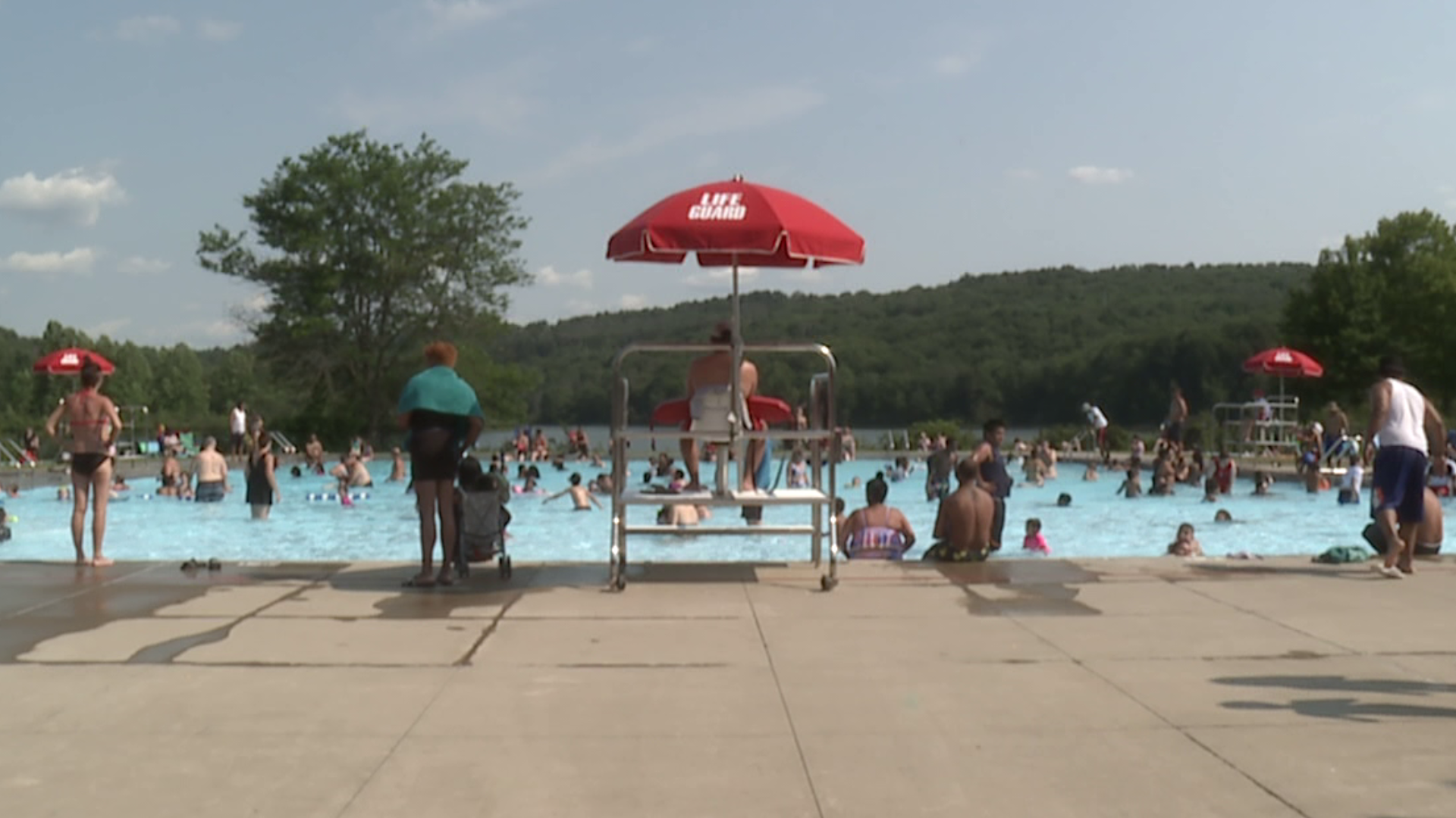 The state thought the pool wouldn't be opened this summer due to a lifeguard shortage.