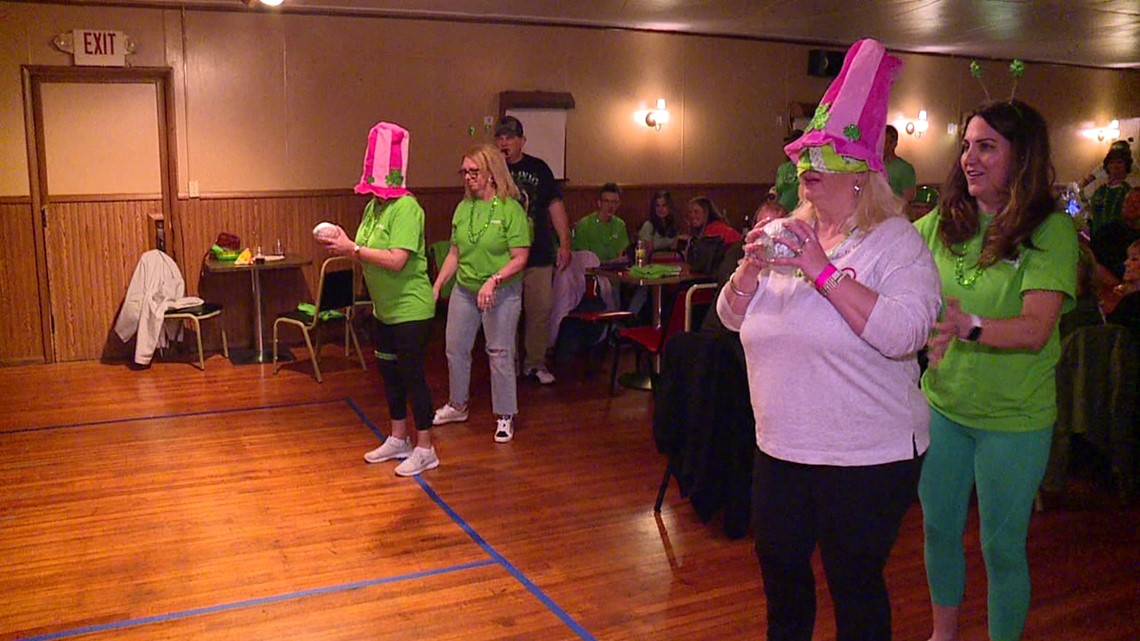 Blindfolded Ham And Cabbage Bowl Fundraiser In Luzerne County 