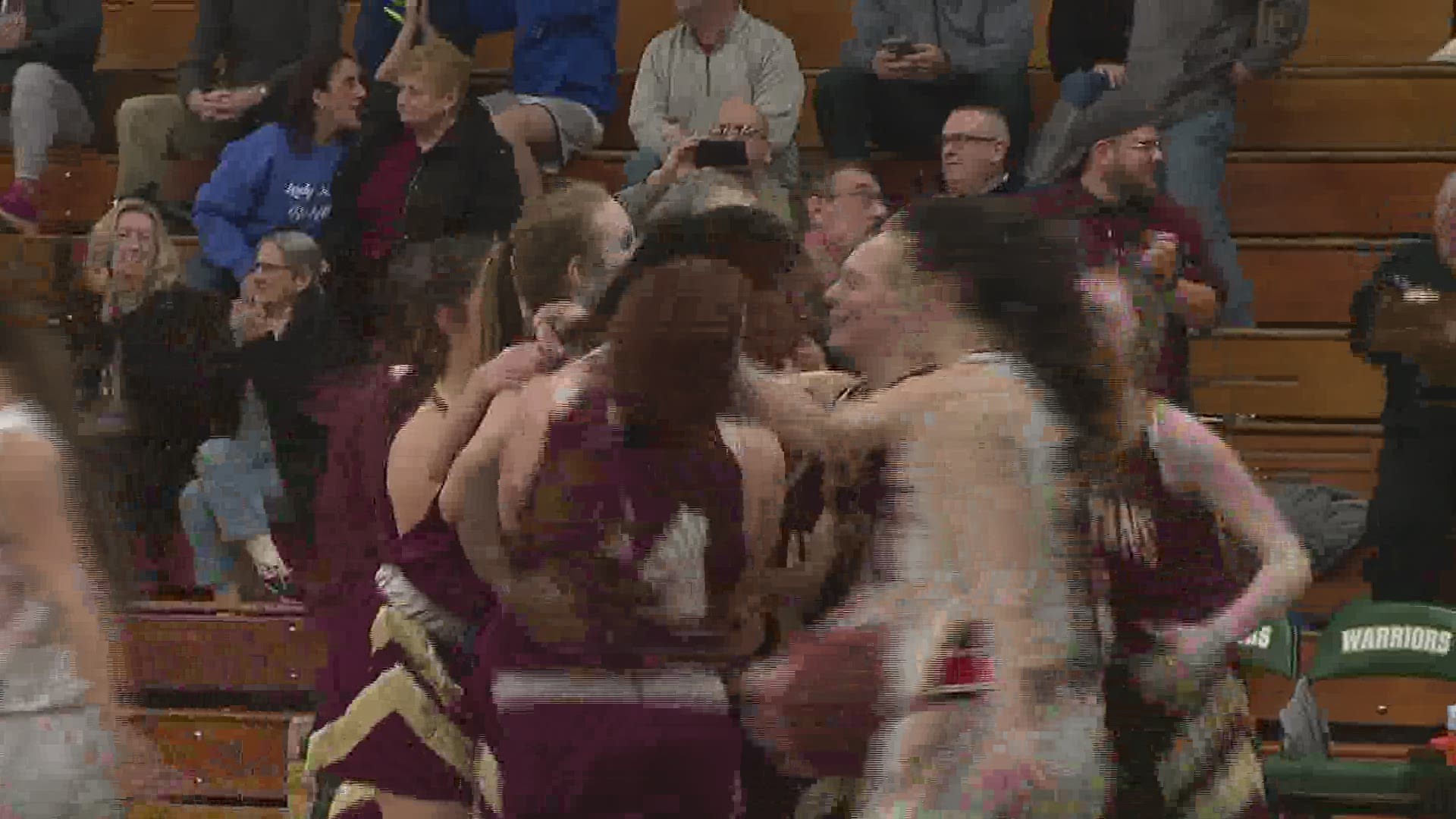Wyoming Valley West beats Pittston Area in OT at the buzzer in D2 girls basketball.