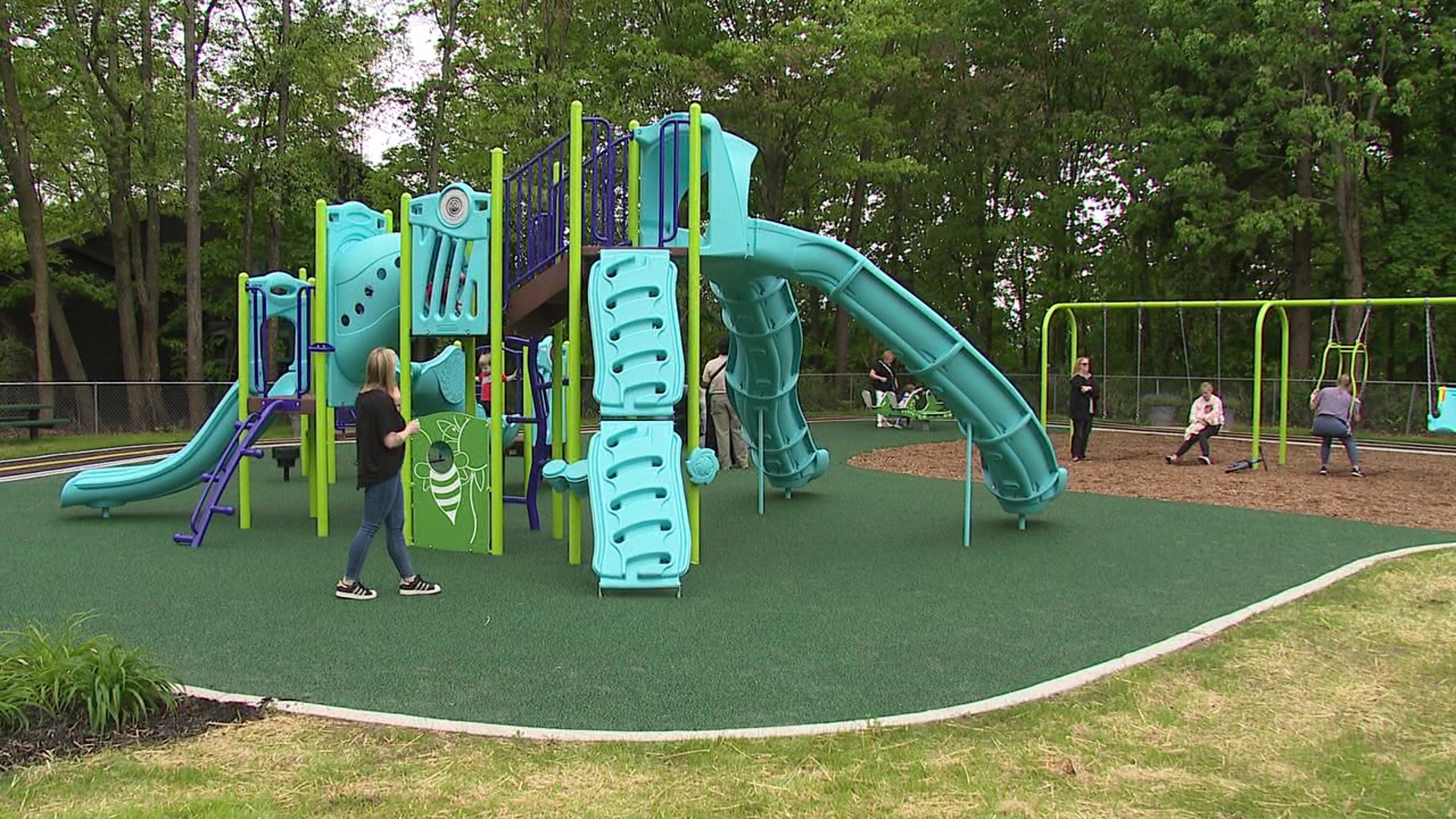 Oakmont Park near Lake Scranton is the latest park project to be completed using part of the city’s American Rescue Plan Act funds.