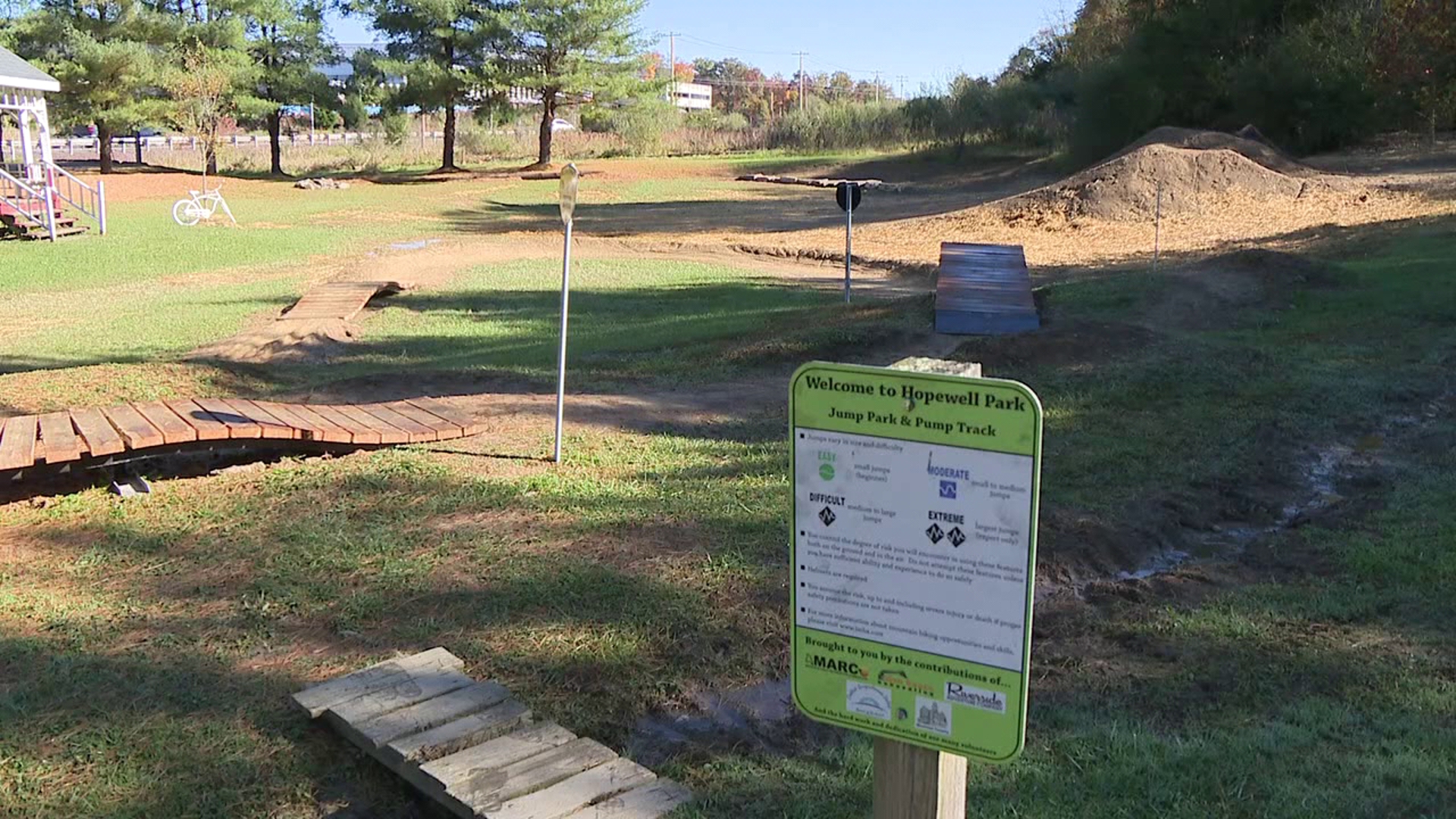 Hopewell Memorial Park reopens with new features for mountain bikers in Montour County