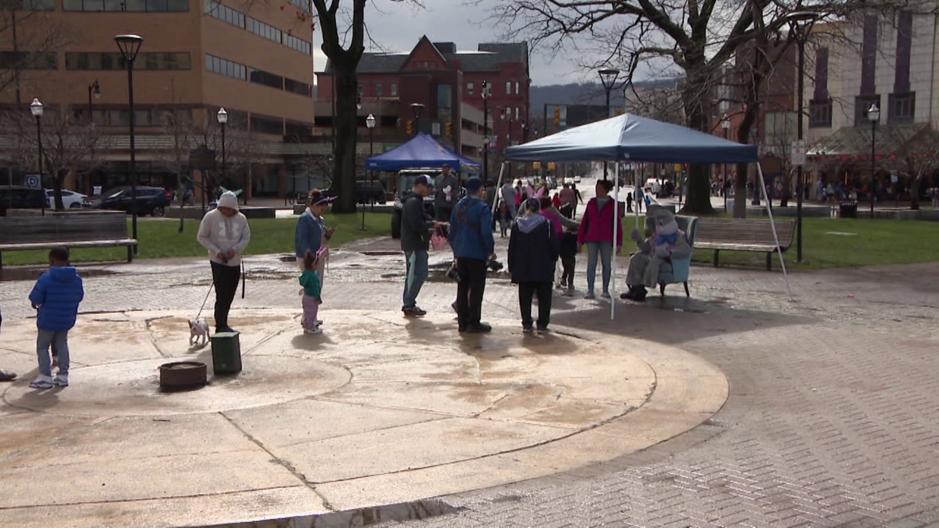 With Easter just over a week away, kids from all over Luzerne County came out to enjoy a big egg hunt.