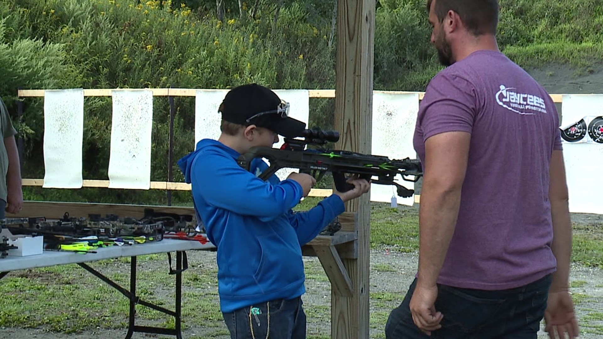 The competition was held at Game Lands 300 Rifle Range in Archbald.