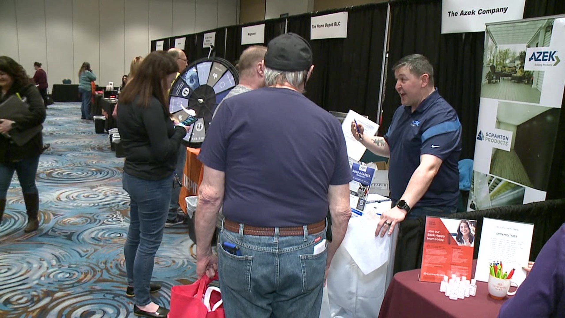 Organizers say this was the best-attended job fair since the pandemic when all events were held virtually.