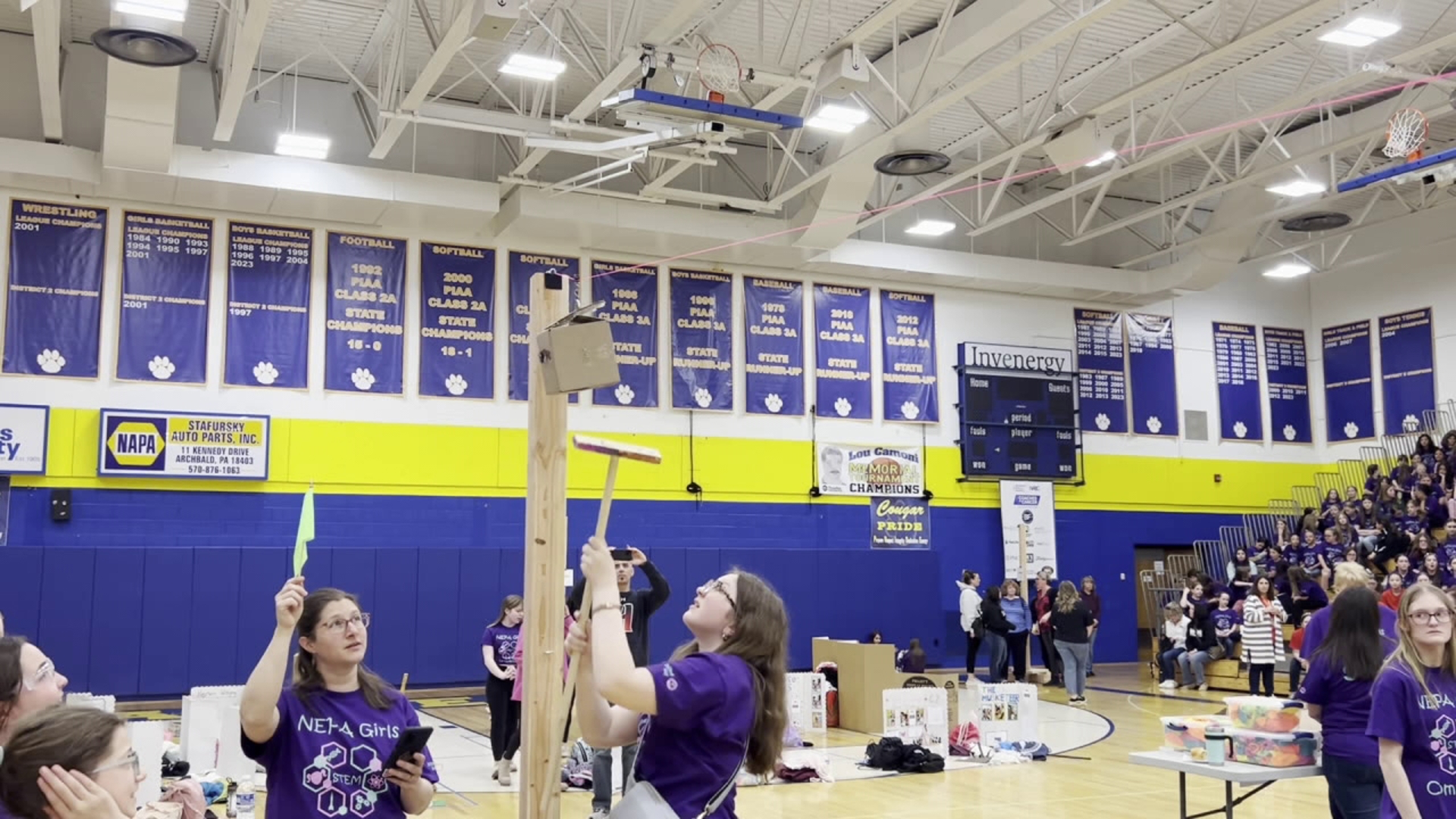 It was a competition of science, technology, engineering, and math in Lackawanna County on Saturday.