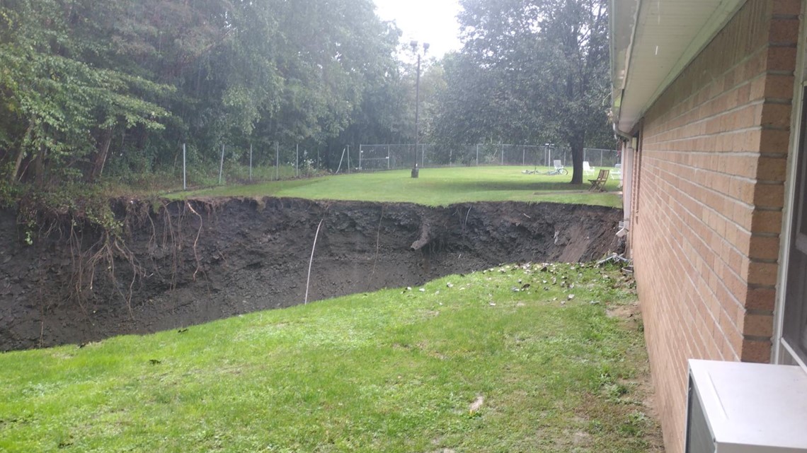 More than a dozen displaced after massive sinkhole opens up in Luzerne County