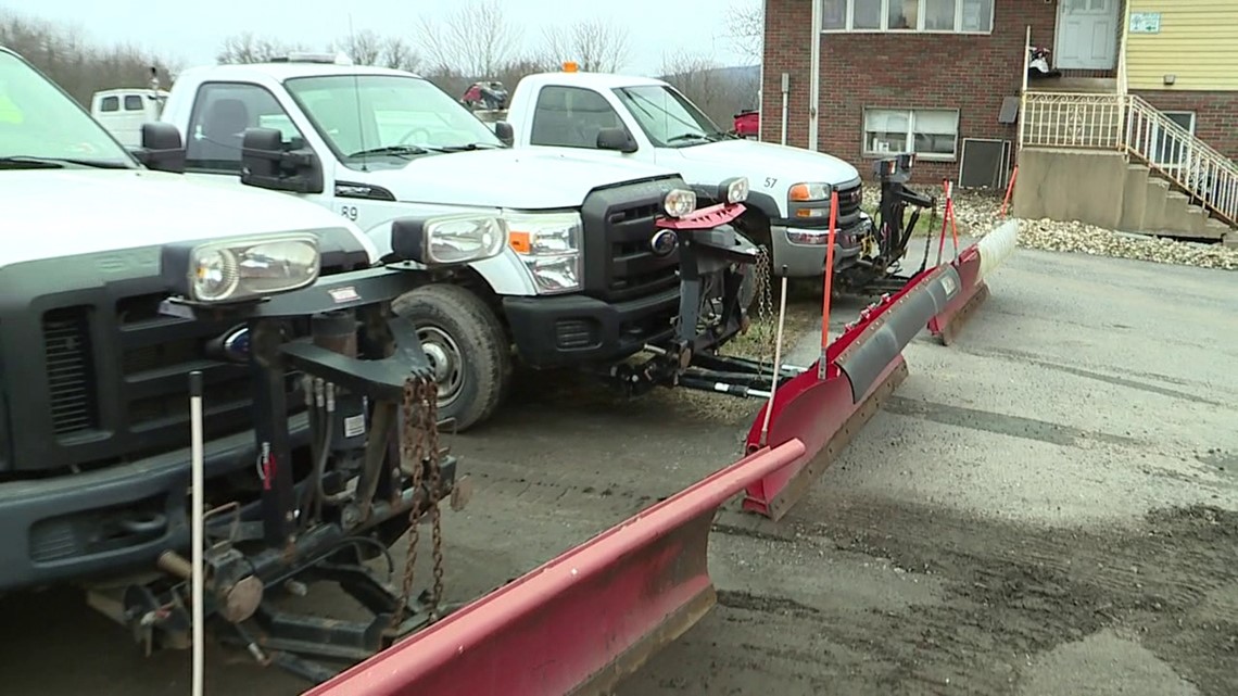 Prepping the plows for a possible snowstorm - Vimarsana News