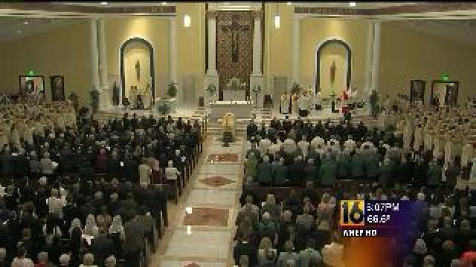 Funeral Mass For Bishop McFadden