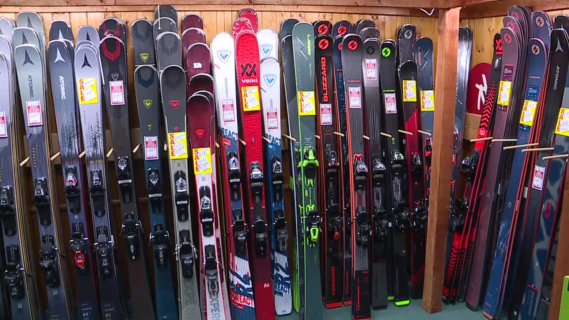 A ski shop owner in Wilkes-Barre says snow brings new people to the winter sport.
