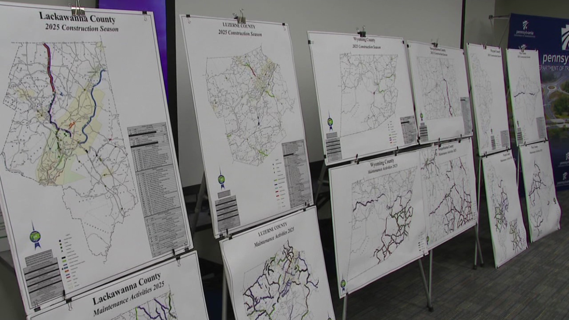 PennDOT officials in Lackawanna County shared plans for the state's unofficial 5th construction season across six counties.