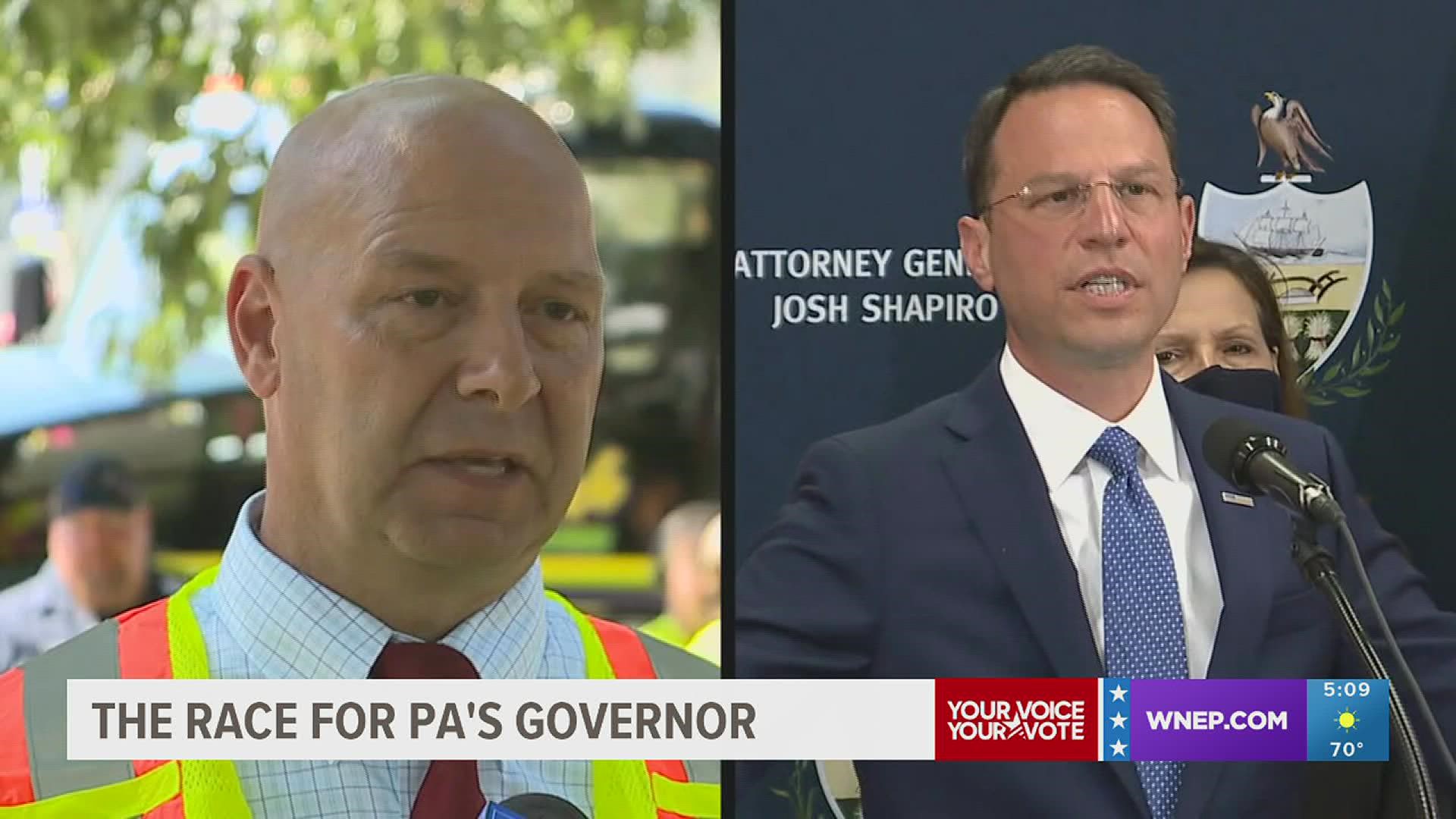 Newswatch 16's Andy Palumbo breaks down the race between Republican Doug Mastriano and Democratic candidate and current state attorney general Josh Shapiro.