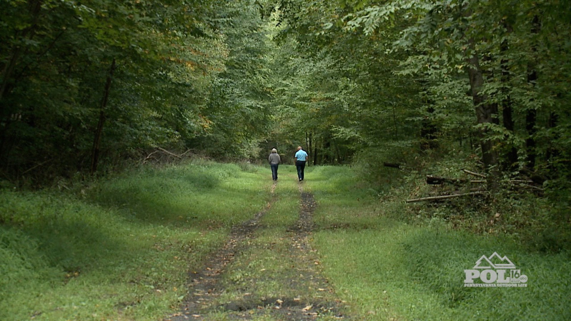 We walk a portion of the NEPA Rail Trail.