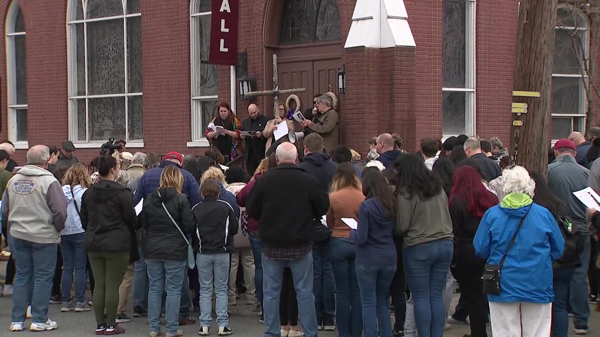 "Walk for Christ" is a Good Friday tradition that began over 30 years ago.