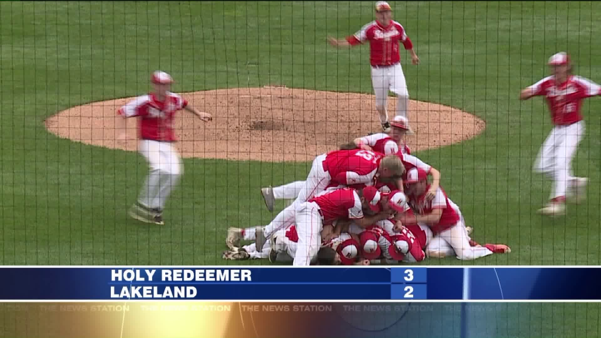 Holy Redeemer Baseball Uses Late Rally to Take Title Over Lakeland
