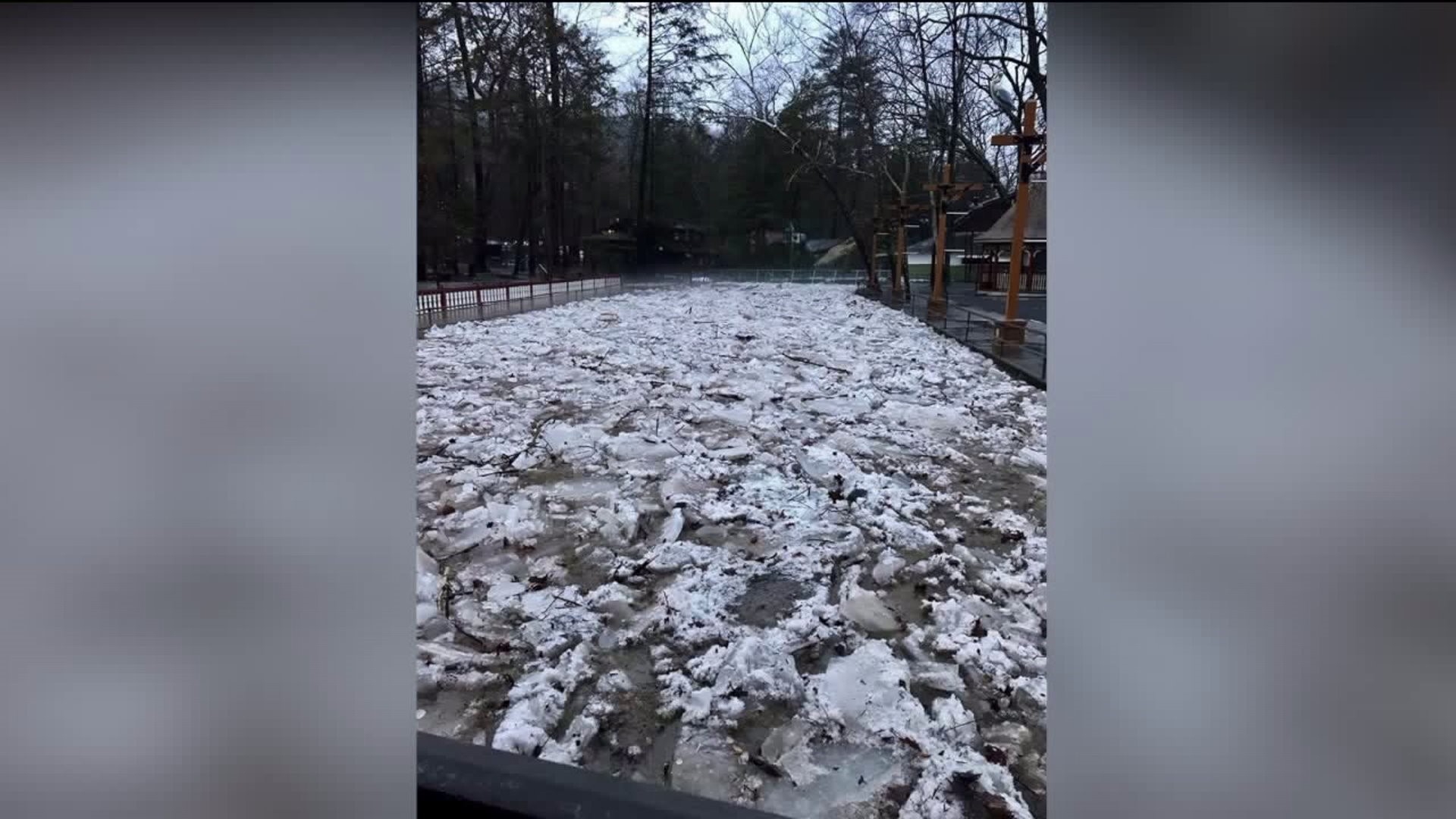 Ice Jams Cleared at Knoebels