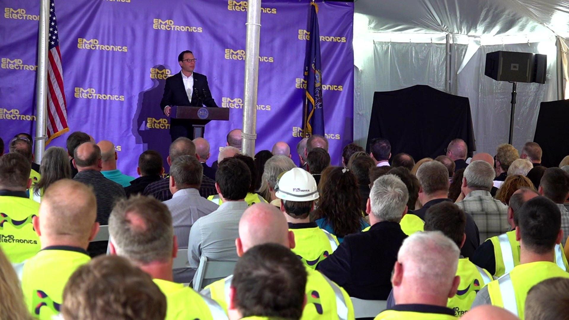 The governor came to break ground for what's being called the world's largest integrated specialty gases facility.