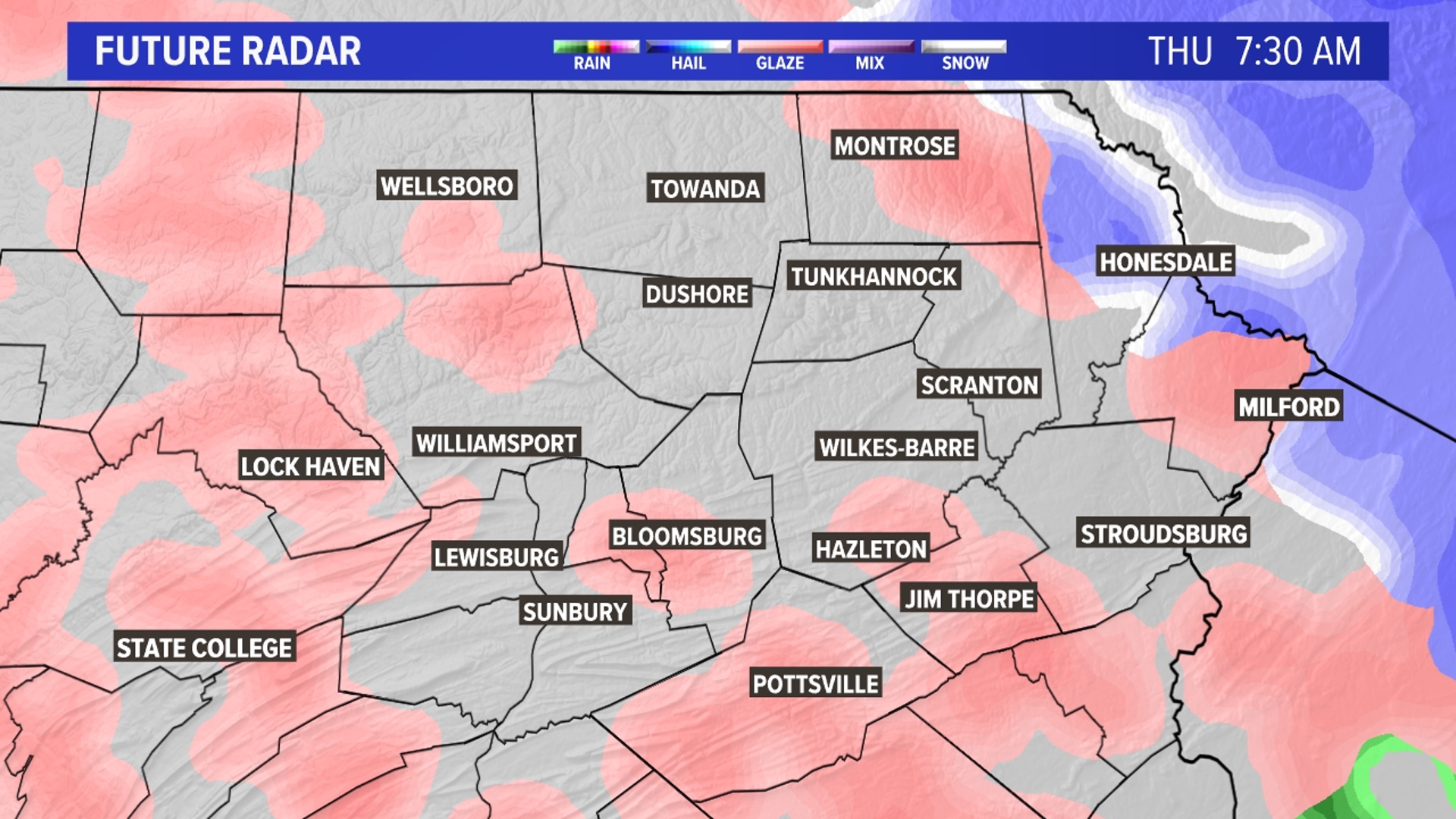 Mix of snow, ice and rain to impact Thursday morning commute | Weather ...