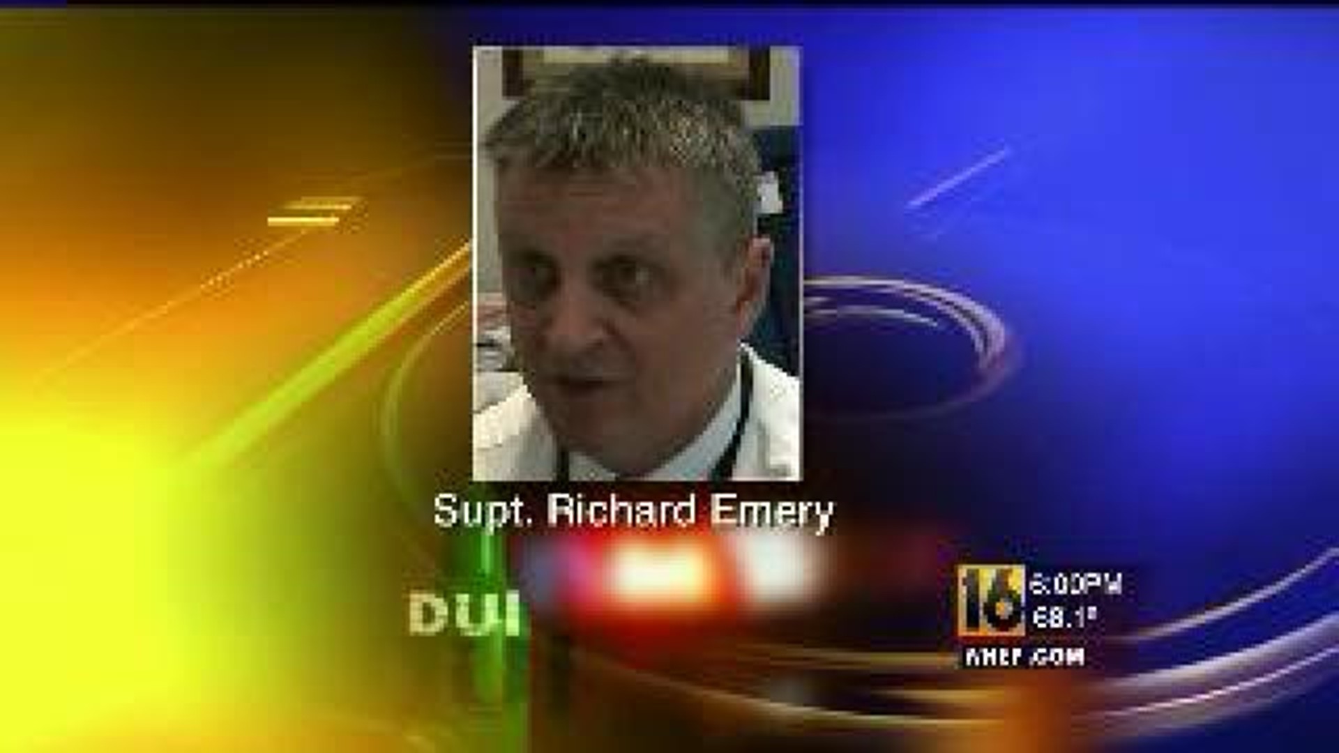Superintendent Charged with DUI