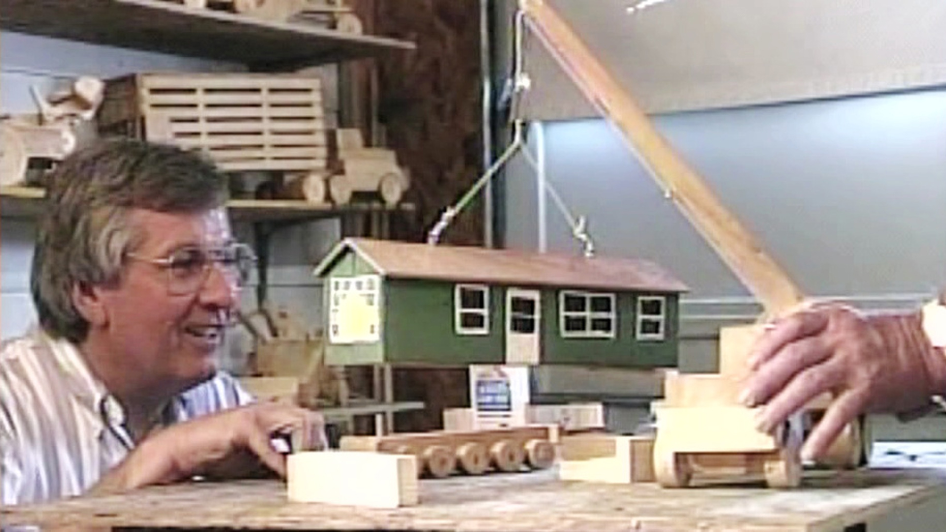 Mike Stevens introduced us to a man whose imagination was expressed in wood.